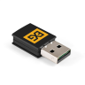 Двухдиапазонный мини USB адаптер Wi-Fi 5 EXEGATE EX-W5-T2U Nano-AC600 EX299443RUS